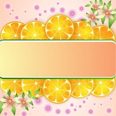 Orange backgroundのイラスト素材