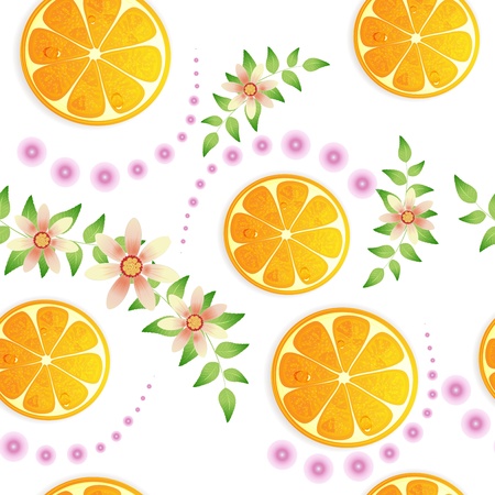 Orange  backgroundのイラスト素材
