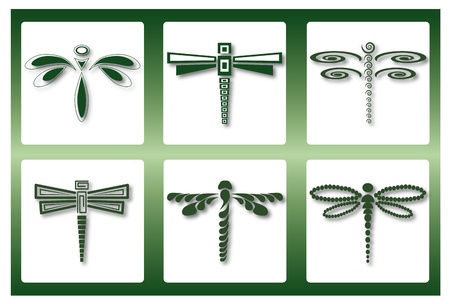 Dragonflies iconのイラスト素材