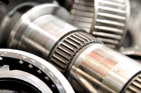 Macro of an gearbox axle 