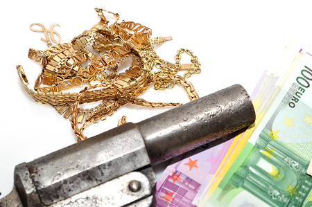 Treasure of gold and cash 