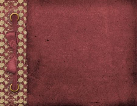 Cover for portfolio with bow. Abstract backgroundの写真素材