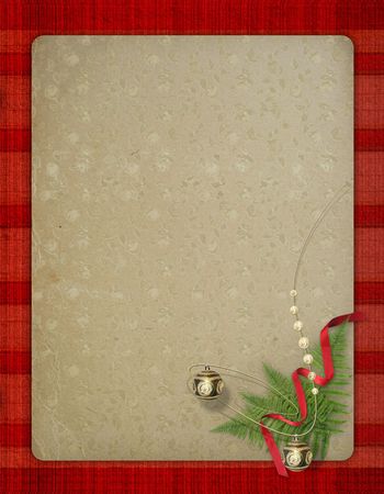 The old grunge postcard. Congratulation to Christmas or  New yearの写真素材