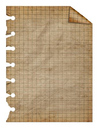 Rough copy isolated on white backgroundの写真素材
