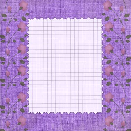 
Abstract floral background. Vintage purple textile. Writing-bookの写真素材