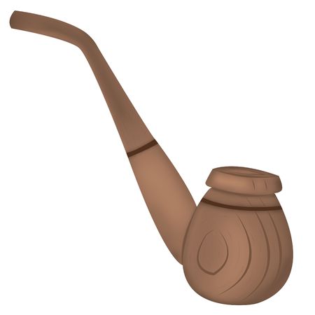 Wooden pipeの写真素材