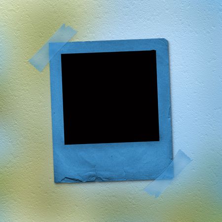 Old  torn slide for photo on the grunge backgroundの写真素材