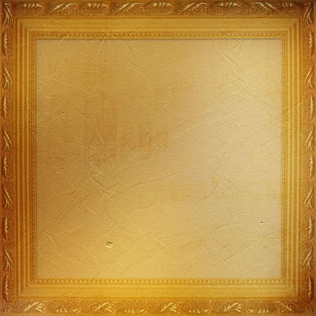 Abstract crushed ancient background in scrapbooking style with wooden frameの写真素材