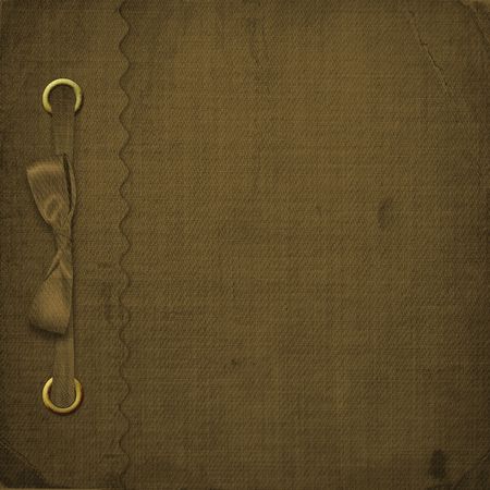 Brown cover for an album with photosの写真素材