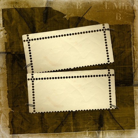 Alienated gold paper for announcement on the abstract backgroundの写真素材