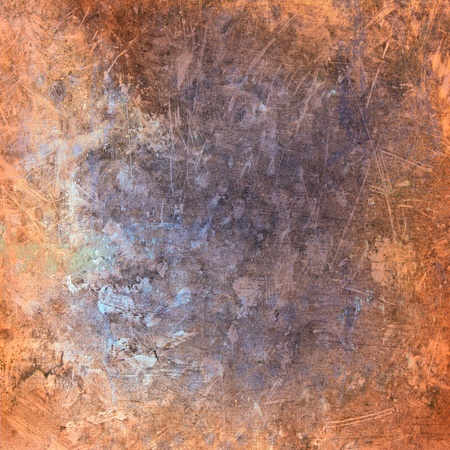A cracked rusty metal wall. Background for design