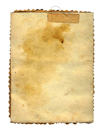 Grunge ancient used paper in scrapbooking styleの写真素材