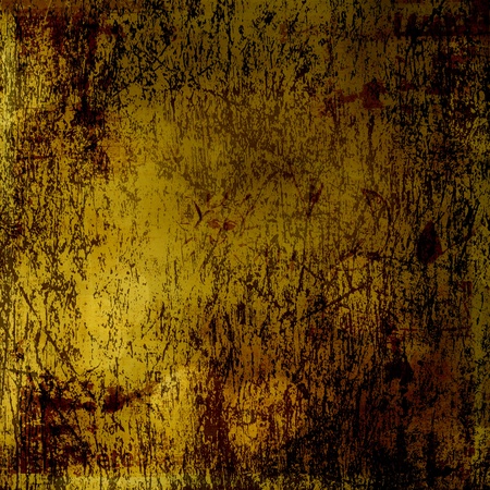 Abstract ancient background in scrapbooking style with gold ornamentalの写真素材
