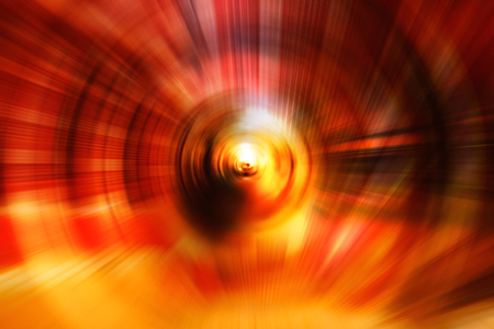 Abstract motion speed background with bokeh defocused lights and shadowの写真素材
