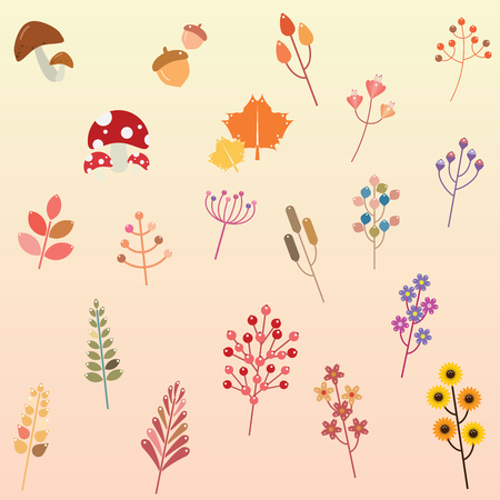 Autumn Leaf Packsのイラスト素材