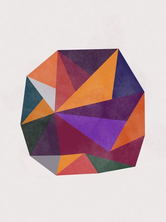 abctract polygonの写真素材