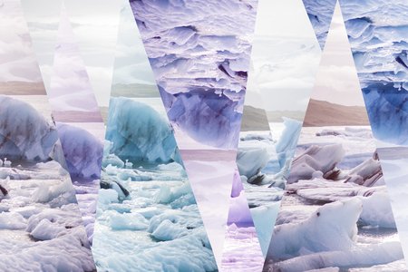 Abstract ice pattern