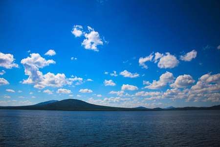 mountain lakeの写真素材