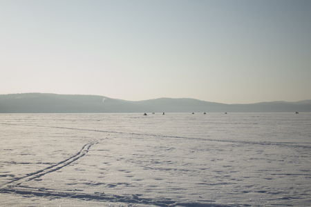 winter landscapeの写真素材