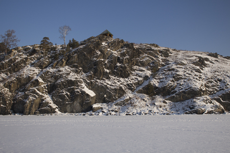 winter landscapeの写真素材