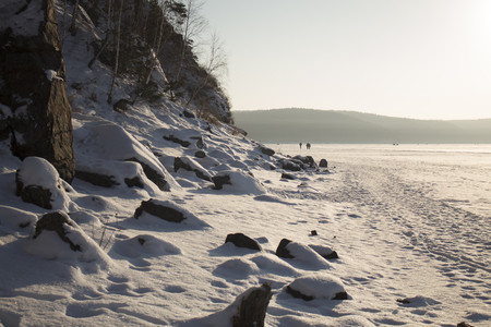 winter landscapeの写真素材