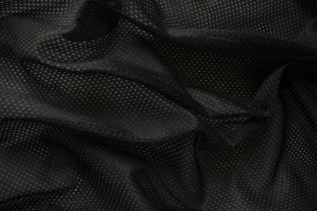Fabric black textureの写真素材
