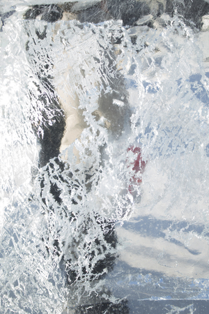 ice textureの写真素材