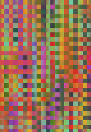 Abstract pixel colored pattern backgroundの写真素材