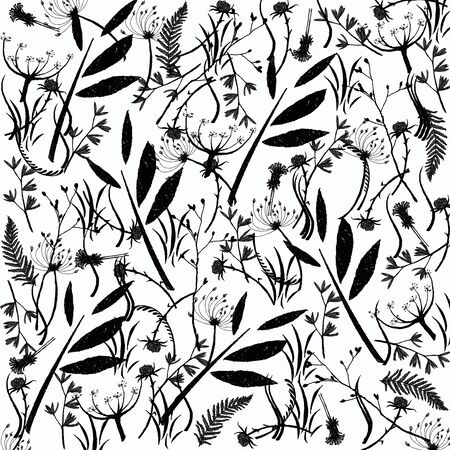 Abstract floral pattern on green backgroundの写真素材