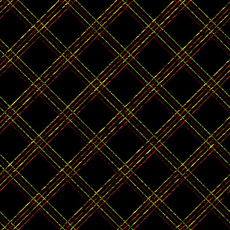 Endless vector pattern with Plaid Fabric. Simple checkered template. Brush strokes. Pattern fills....
