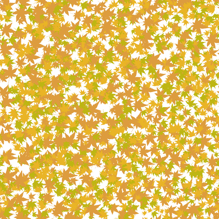 Colourful maple leaves. Seamless pattern. Japanese momiji season. Fall background. Acer palmatum. Autumn colors. For web site background, decoration or wallpaper. Pattern fills.のイラスト素材