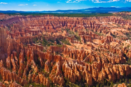 Amphitheater of Hoodoos from Inspiration Point , Bryce Canyon National Park, Utah, USAの写真素材