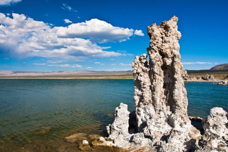 Tufa Formation in Mono Lake, Californiaの写真素材