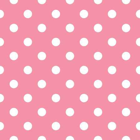 Polka dot fabricのイラスト素材