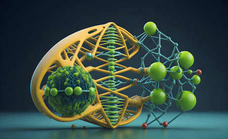 The DNA of Technology. Evolution and Innovation in a GMO World Background.  Generative aiの素材