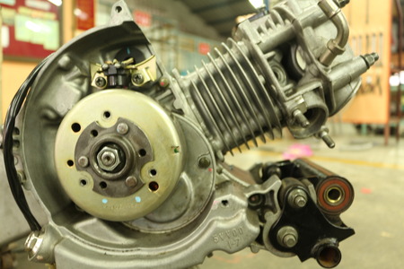 1 piston engine motorcycle