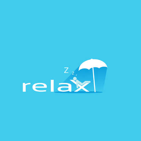 relax concept background design layout for poster flyer cover brochureのイラスト素材