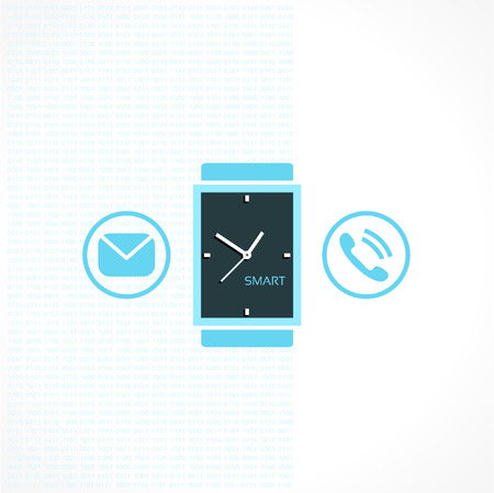 smart watch iconのイラスト素材