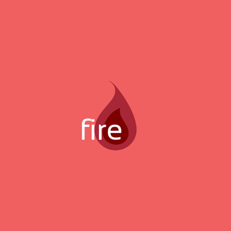 fire concept background designのイラスト素材