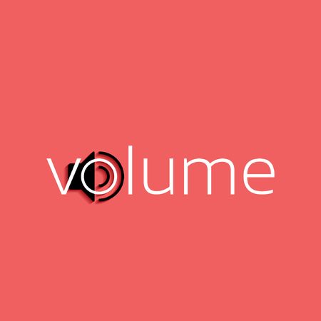 Volume vector symbolのイラスト素材
