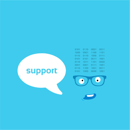 support concept background designのイラスト素材