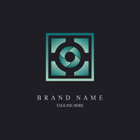 modern monogram logo template design for brand or company and otherのイラスト素材