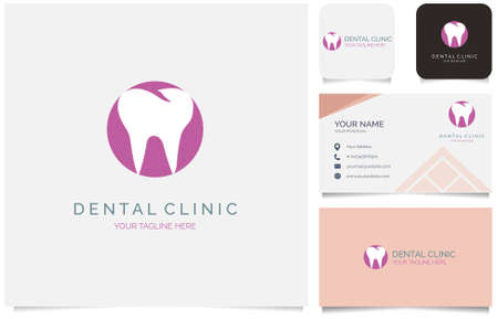 dental clinic logo template design for brand or company and otherのイラスト素材