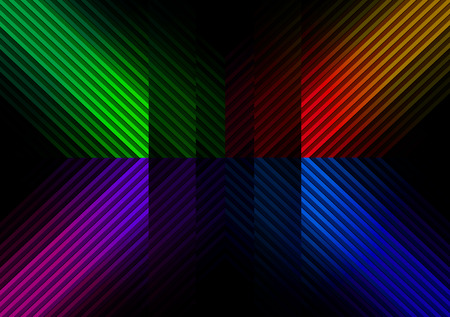 Diagonal color barsのイラスト素材