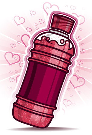 Love flavored sodaのイラスト素材