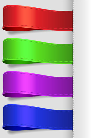 Color tabs iconsのイラスト素材