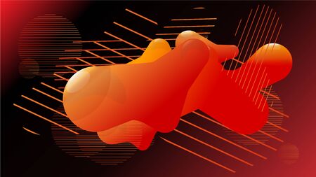 Abstract modern element graphic design template for logo, presentation, flyer.のイラスト素材