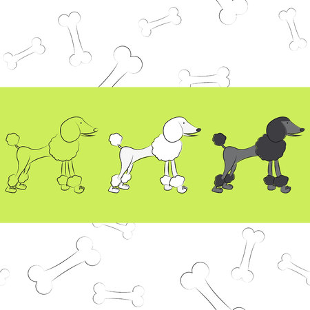Dog background.のイラスト素材
