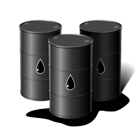 Barrel of oil. Vector illustrationのイラスト素材