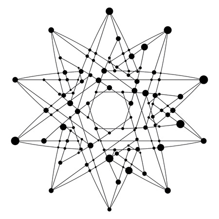 Impossible star for Your project. Icon or logo. Vector Illustrationのイラスト素材